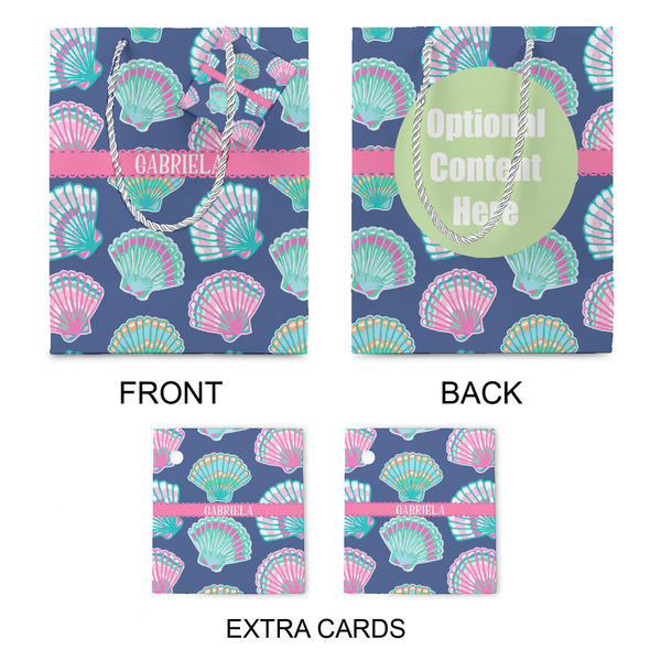Preppy Sea Shells Medium Gift Bag - Approval