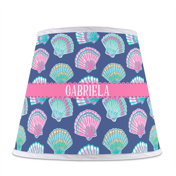 Preppy Sea Shells Poly Film Empire Lampshade - Front View