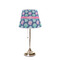 Preppy Sea Shells Poly Film Empire Lampshade - On Stand