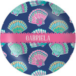 Preppy Sea Shells Melamine Plate (Personalized)