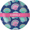 Preppy Sea Shells Melamine Plate (Personalized)