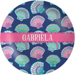 Preppy Sea Shells Melamine Plate (Personalized)