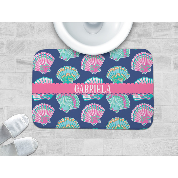 Preppy Sea Shells Memory Foam Bath Mat - LIFESTYLE 34x21