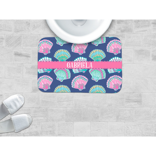 Preppy Sea Shells Memory Foam Bath Mat - LIFESTYLE