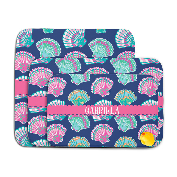 Preppy Sea Shells Memory Foam Bath Mat - MAIN PARENT