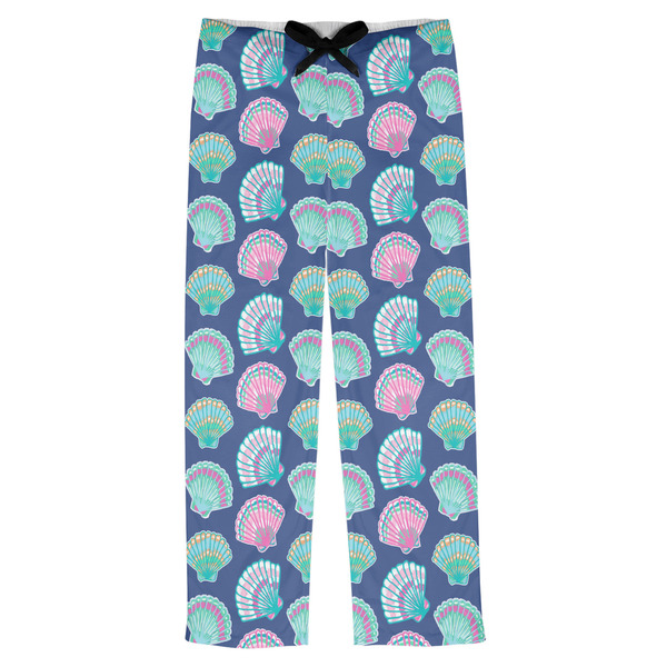 Custom Preppy Sea Shells Mens Pajama Pants