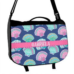 Preppy Sea Shells Messenger Bag (Personalized)