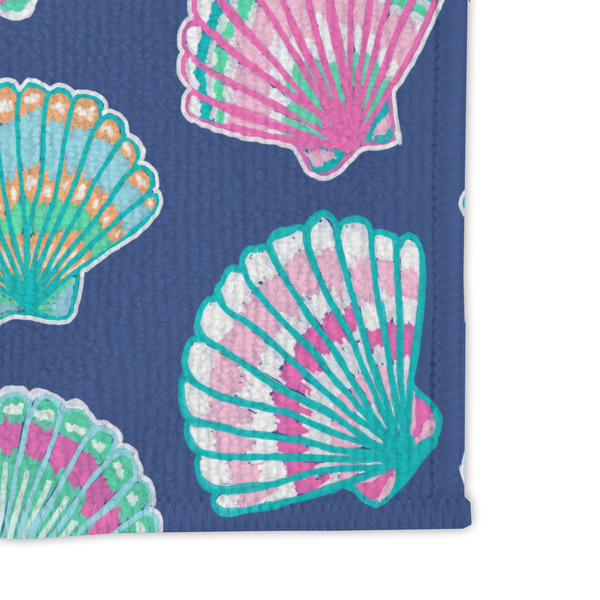 Preppy Sea Shells Microfiber Dish Rag - DETAIL
