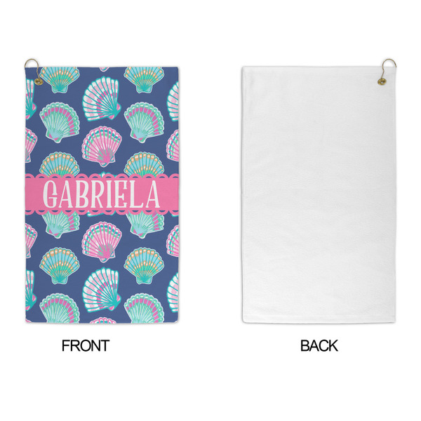 Preppy Sea Shells Microfiber Golf Towels - APPROVAL