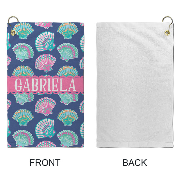 Preppy Sea Shells Microfiber Golf Towels - Small - APPROVAL