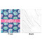 Preppy Sea Shells Minky Blanket - 50"x60" - Single Sided - Front & Back