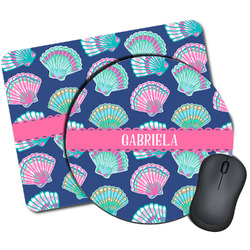 Preppy Sea Shells Mouse Pad (Personalized)