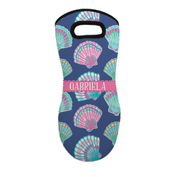 Preppy Sea Shells Neoprene Oven Mitt w/ Name or Text