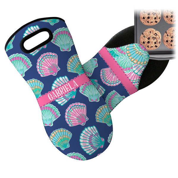 Sea Shells Neoprene Oven Mitt