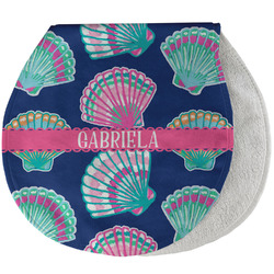 Preppy Sea Shells Burp Pad - Velour w/ Name or Text