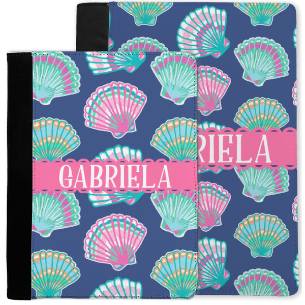 Preppy Sea Shells Notebook Padfolio - MAIN
