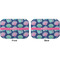 Preppy Sea Shells Octagon Placemat - Double Print Front and Back