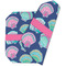 Preppy Sea Shells Octagon Placemat - Double Print (folded)