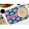 Preppy Sea Shells Octagon Placemat - Single front (LIFESTYLE) Flatlay