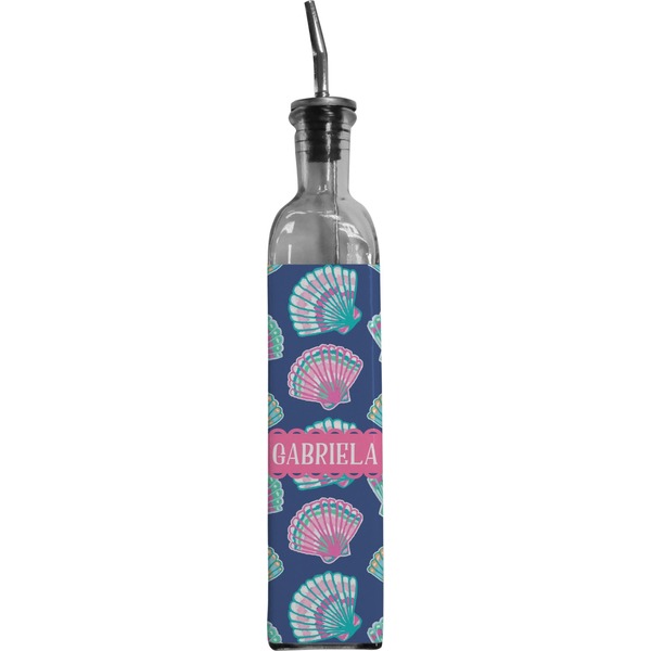 Custom Preppy Sea Shells Oil Dispenser Bottle (Personalized)