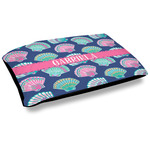 Preppy Sea Shells Dog Bed w/ Name or Text