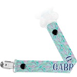 Preppy Sea Shells Pacifier Clip (Personalized)
