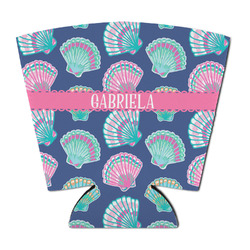 Preppy Sea Shells Party Cup Sleeve - with Bottom (Personalized)