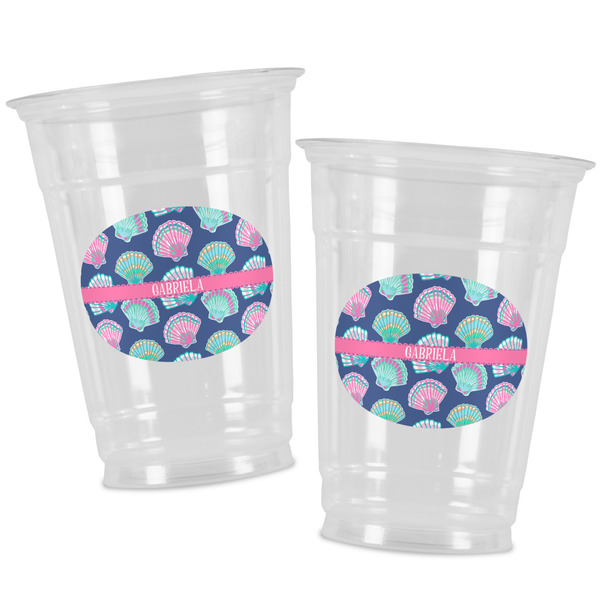 Preppy Sea Shells Party Cups - 16oz - Alt View