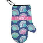 Preppy Sea Shells Right Oven Mitt (Personalized)