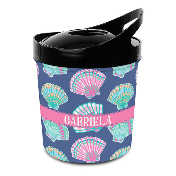 Custom Preppy Sea Shells Plastic Ice Bucket (Personalized)