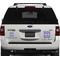 Sea Shells Personalized Square Car Magnets on Ford Explorer