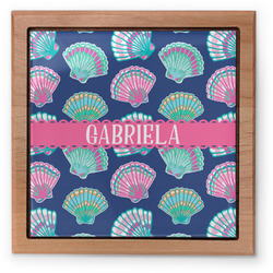 Preppy Sea Shells Pet Urn w/ Name or Text