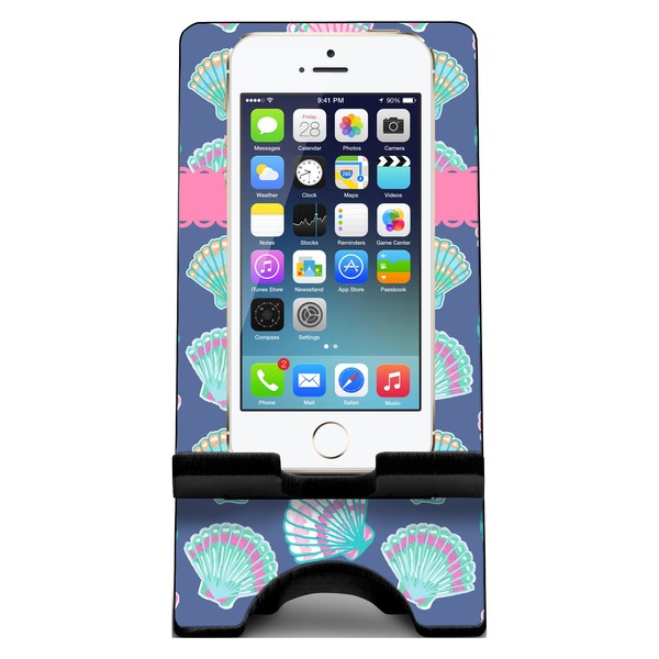 Preppy Sea Shells Phone Stand w/ Phone