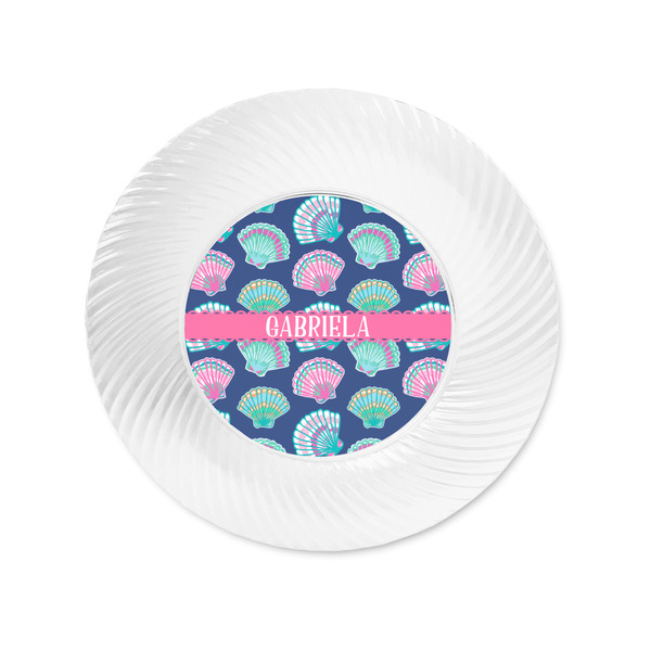 Preppy Sea Shells Plastic Party Appetizer & Dessert Plates - Approval