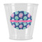 Preppy Sea Shells Plastic Shot Glass (Personalized)