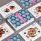 Preppy Sea Shells Playing Cards - Front & Back View