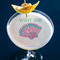 Preppy Sea Shells Printed Drink Topper - XLarge - In Context