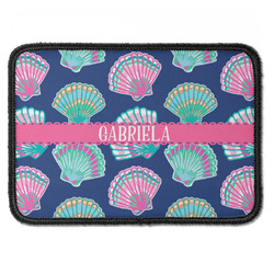 Preppy Sea Shells Iron On Rectangle Patch w/ Name or Text