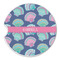 Preppy Sea Shells Sandstone Car Coaster - Single (Personalized)