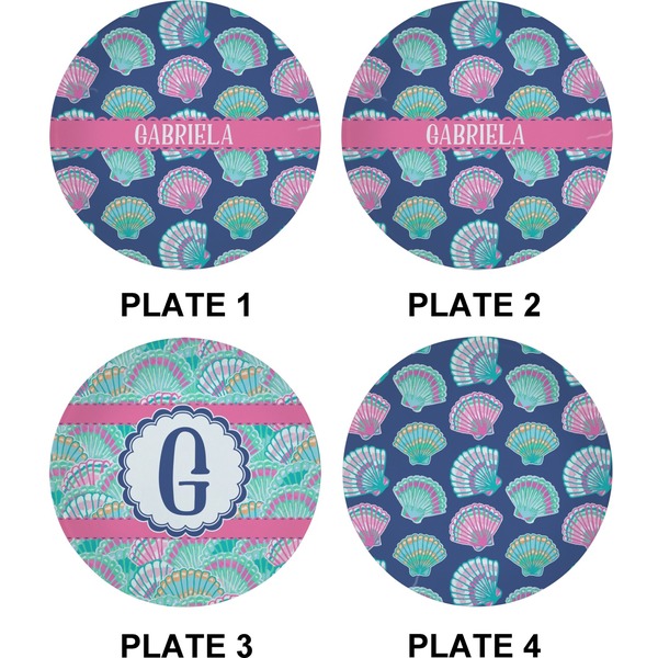 Sea Shells Set of Appetizer / Dessert Plates (Approval)