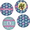 Sea Shells Set of Lunch / Dinner Plates