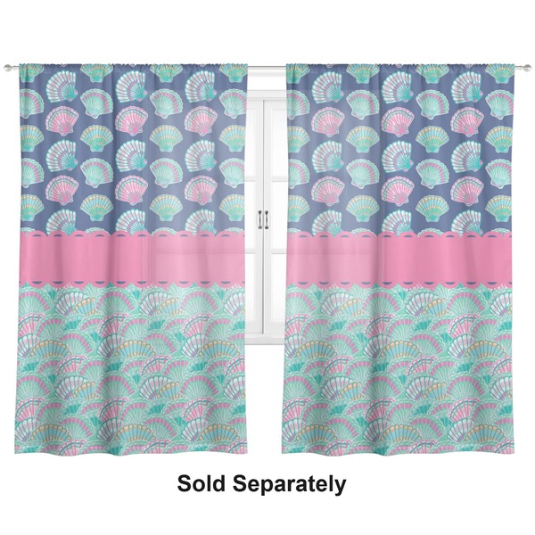 Sea Shells Sheer Curtains