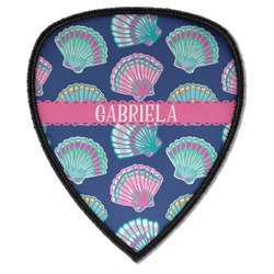 Preppy Sea Shells Iron on Shield Patch A w/ Name or Text