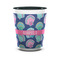 Preppy Sea Shells Ceramic Shot Glass - 1.5 oz - Two Tone - Set of 4 (Personalized)
