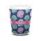Preppy Sea Shells Ceramic Shot Glass - 1.5 oz - White - Set of 4 (Personalized)