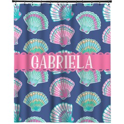 Preppy Sea Shells Extra Long Shower Curtain - 70"x84" (Personalized)
