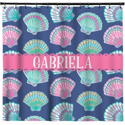 Preppy Sea Shells Shower Curtain - Custom Size (Personalized)