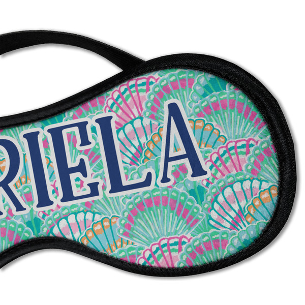 Preppy Sea Shells Sleeping Eye Mask - DETAIL Large