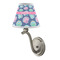 Preppy Sea Shells Small Chandelier Lamp - LIFESTYLE (on wall lamp)