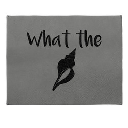 Preppy Sea Shells Gift Boxes w/ Engraved Leather Lid (Personalized)